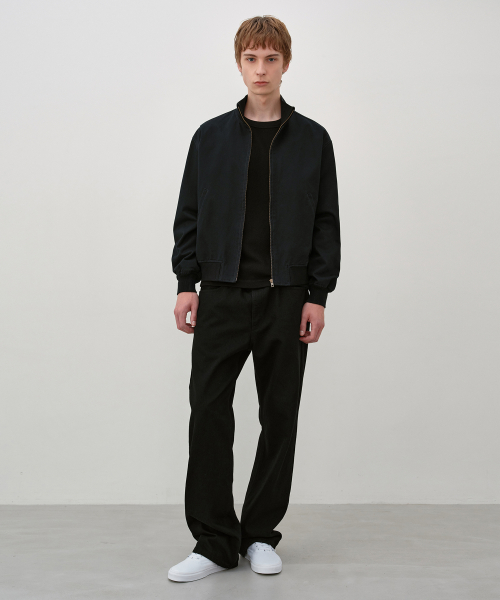Washed Cotton Tanker Jacket WASHED BLACK
