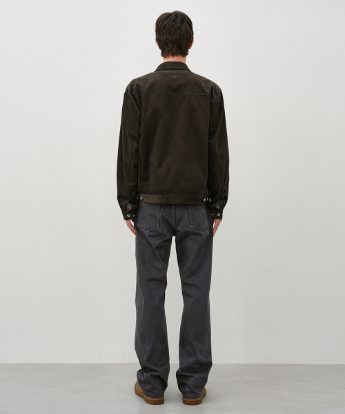 Corduroy Trucker Jacket BROWN