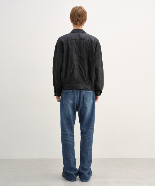 Oversized Chintz Blouson BLACK