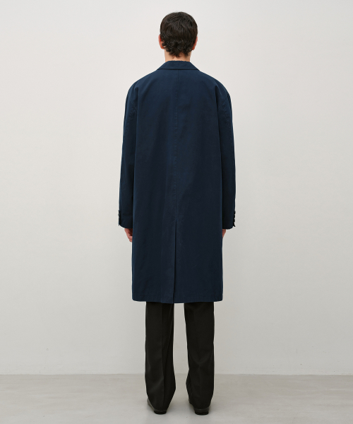 Single Trench Coat NAVY