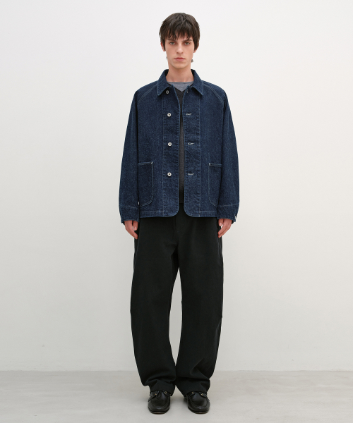 Peach Denim Chore Jacket INDIGO