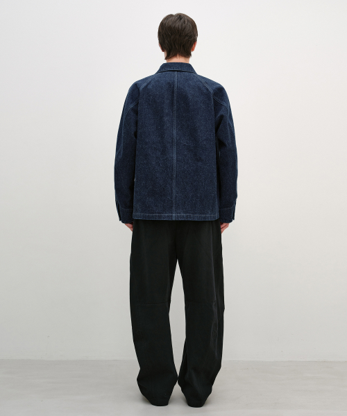 Peach Denim Chore Jacket INDIGO