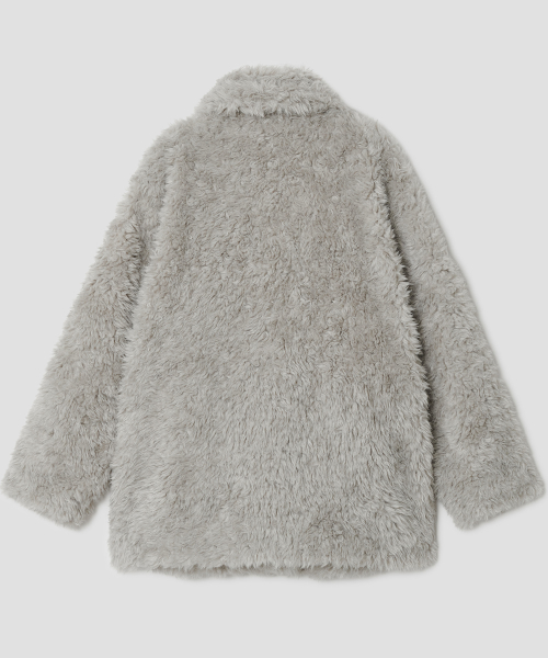Fur Duffle Jacket [Gray]