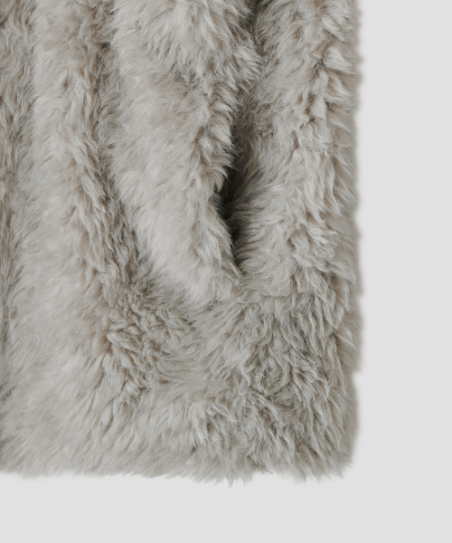 Fur Duffle Jacket [Gray]