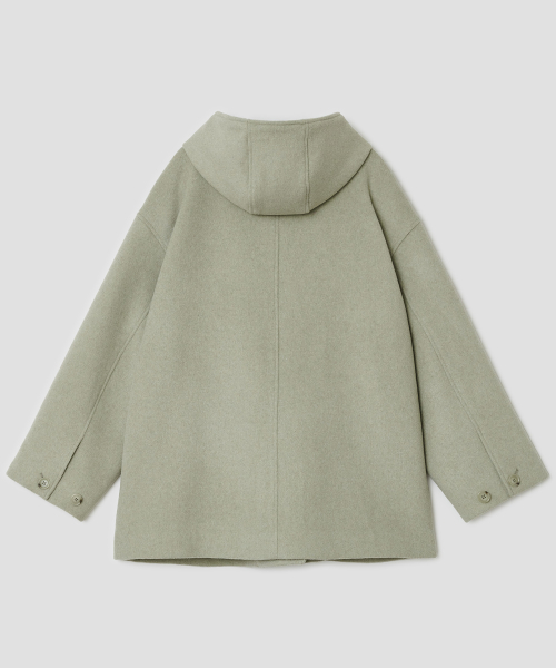 Cashmere Hood Duffle Coat [Mint]