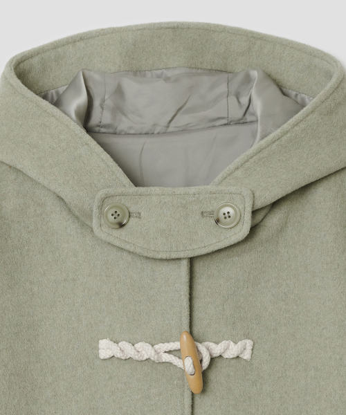 Cashmere Hood Duffle Coat [Mint]