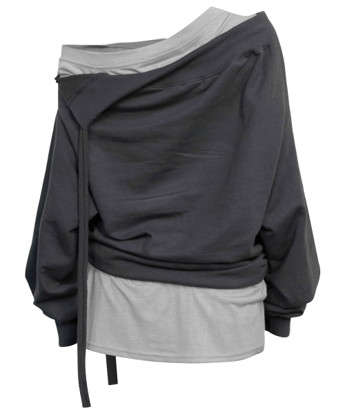 2-Layered MTM (FL-197_Charcoal&Gray)