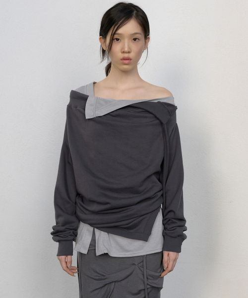 2-Layered MTM (FL-197_Charcoal&Gray)