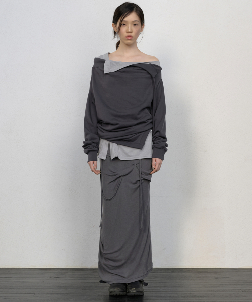 2-Layered MTM (FL-197_Charcoal&Gray)