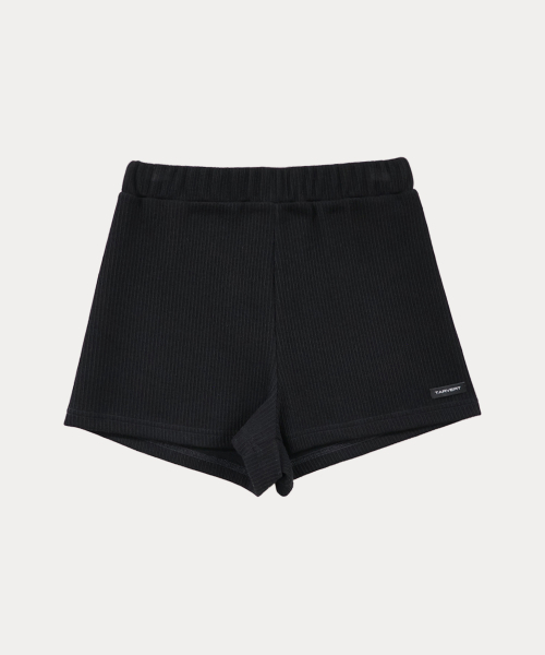 Nova Ribbed Shorts - Black