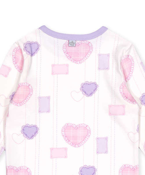 Heart pillow loungewear set