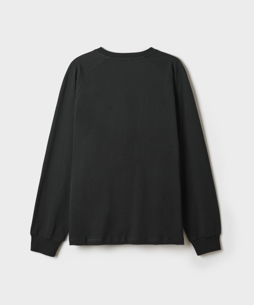 CHAMYKITTY Long Sleeve Tee (Black)_SPLAG49U08