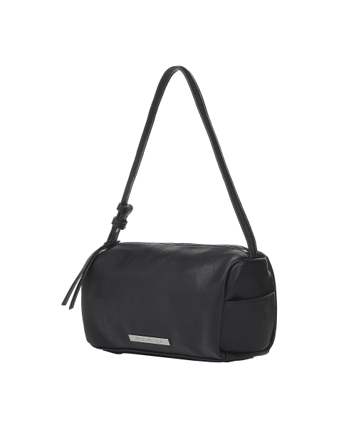 EMBOSSED METAL MINI BAG_BLACK