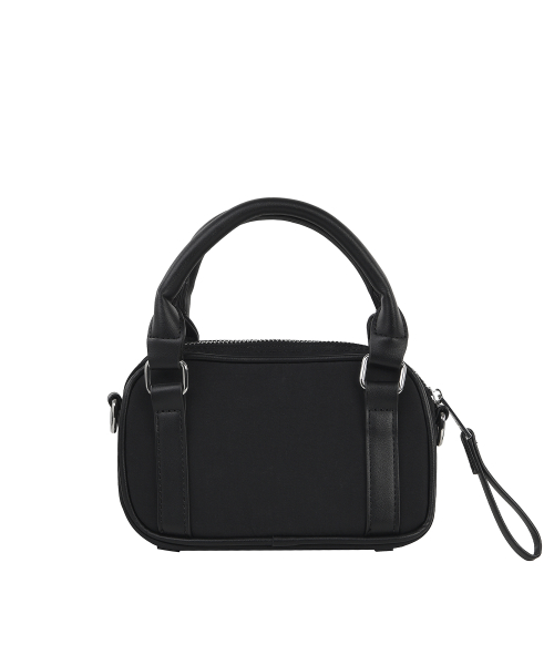 MICRO BOSTON NYLON BAG_BLACK