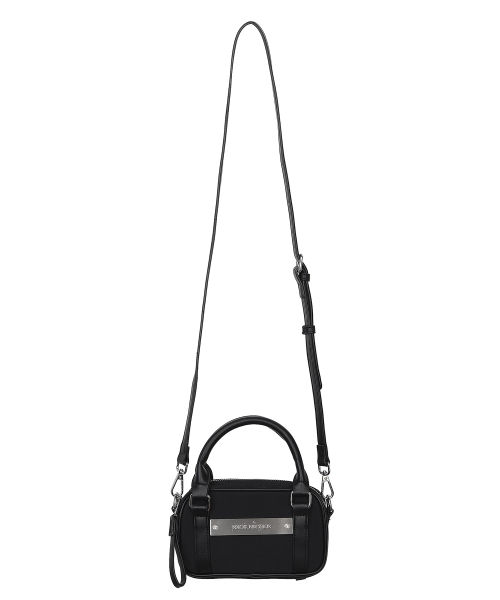 MICRO BOSTON NYLON BAG_BLACK
