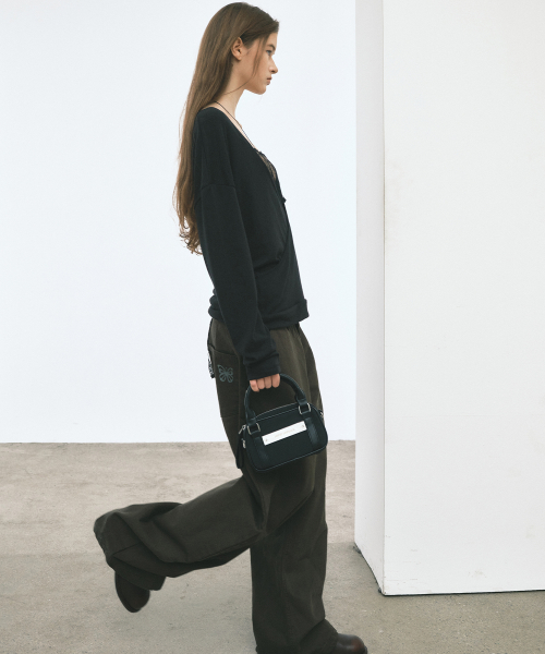 MICRO BOSTON NYLON BAG_BLACK