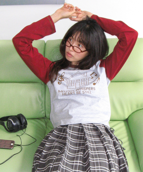 HOUSE RAGLAN LONG SLEEVE RED