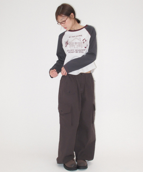 HOUSE RAGLAN LONG SLEEVE NAVY