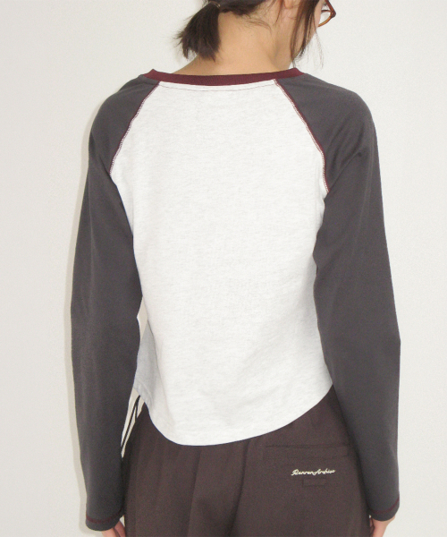 HOUSE RAGLAN LONG SLEEVE NAVY