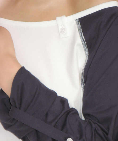ROLL UP RAGLAN LONG SLEEVE NAVY