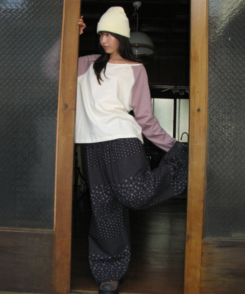 ROLL UP RAGLAN LONG SLEEVE LAVENDER