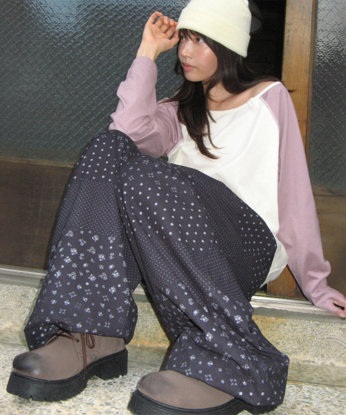 ROLL UP RAGLAN LONG SLEEVE LAVENDER