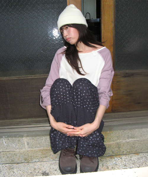 ROLL UP RAGLAN LONG SLEEVE LAVENDER