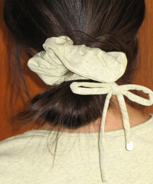 SCRUNCHIE SET LETTUCE SLIM LONG SLEEVE YELLOW