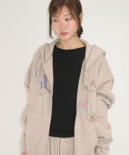 SCRUNCHIE SET LETTUCE SLIM LONG SLEEVE BLACK