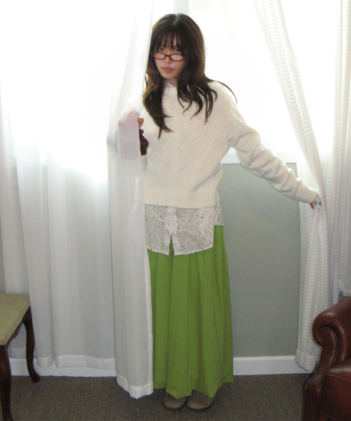TEXTURED DOT KNIT IVORY