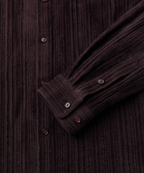 DRAPE SHIRT (WINE)