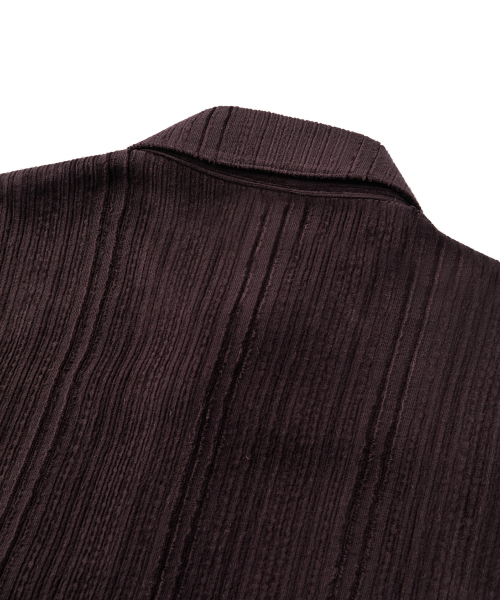 DRAPE SHIRT (WINE)
