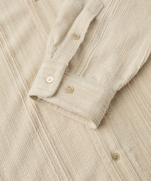 DRAPE SHIRT (IVORY)