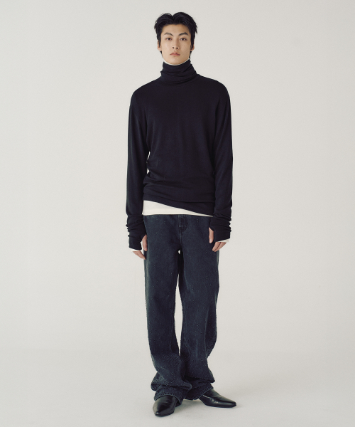 LAYERED BASE TURTLENECK (4 COLOR)