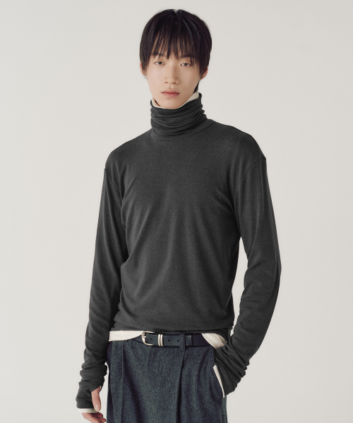 LAYERED BASE TURTLENECK (4 COLOR)