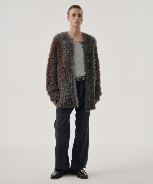 SHROUD CARDIGAN (CHARCOAL)