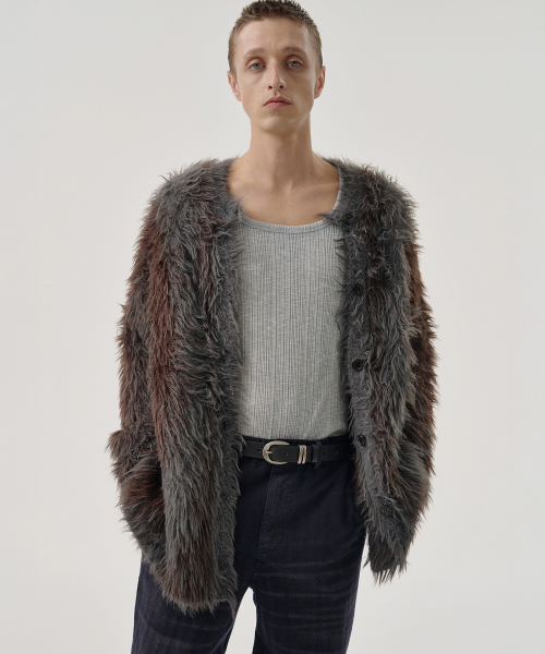 SHROUD CARDIGAN (CHARCOAL)