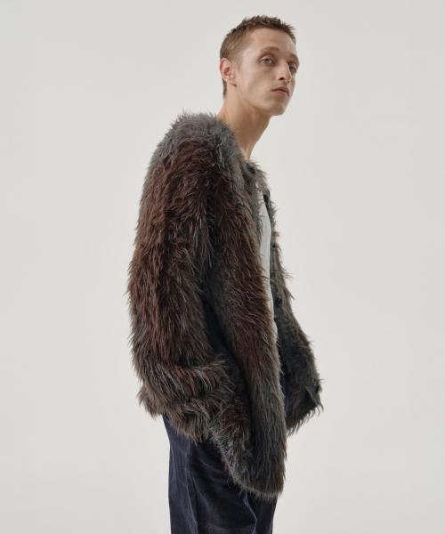 SHROUD CARDIGAN (CHARCOAL)
