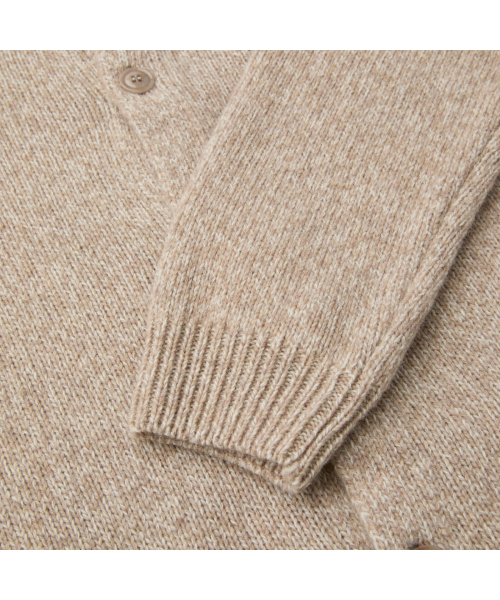 WOOL AND CO LAMBSWOOL POLO CARDIGAN SOWAW26201BEX