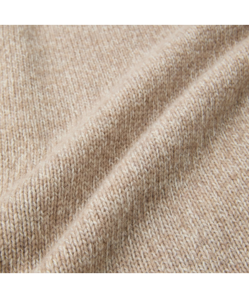 WOOL AND CO LAMBSWOOL POLO CARDIGAN SOWAW26201BEX