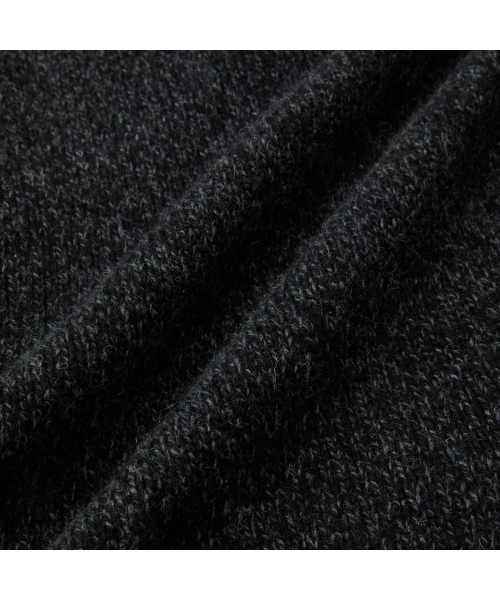 WOOL AND CO LAMBSWOOL POLO CARDIGAN SOWAW26201BKX