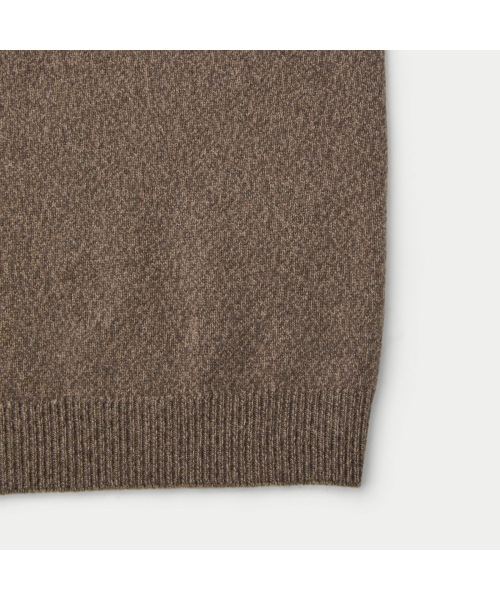 DANIELE FIESOLI EXTRAFINE MERINOS WOOL CASHMERE POLO SWEATER SOWAW26054BRX