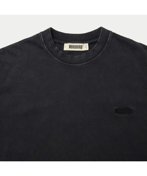 WOODBIRD WBBAINE Washed Tee SOTAW26053BKX