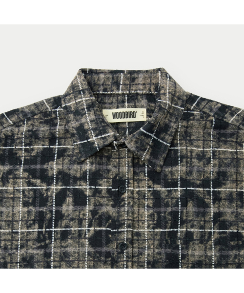 WOODBIRD WBJong Wash Check Shirt SOSFW26101BKX