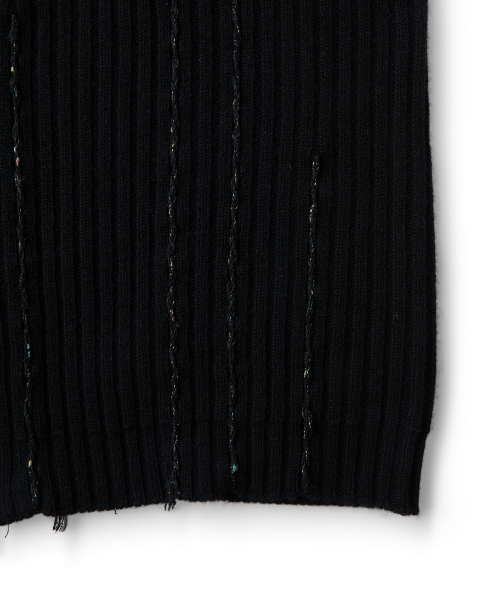 OTIS ZIP CARDIGAN (BLACK)