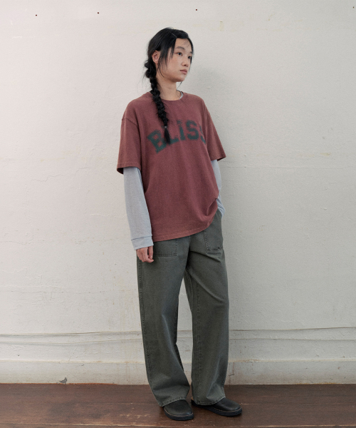 bliss over fit t-shirt (2color)