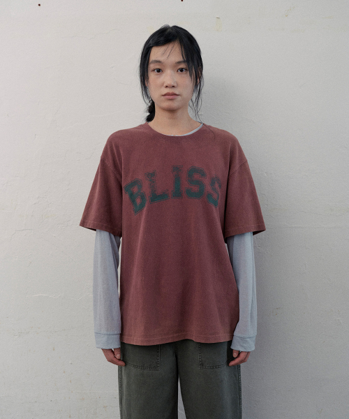 bliss over fit t-shirt (2color)