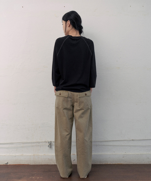 kitcher raglan t-shirt (black)
