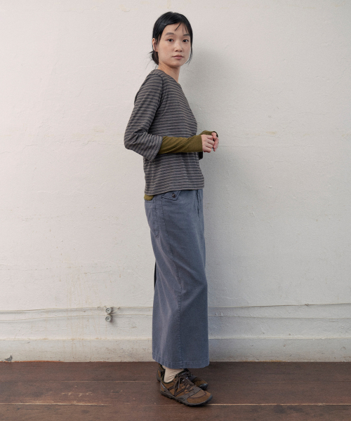 cove 3/4 sleeve t-shirt (stripe)