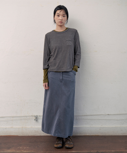 cove 3/4 sleeve t-shirt (stripe)